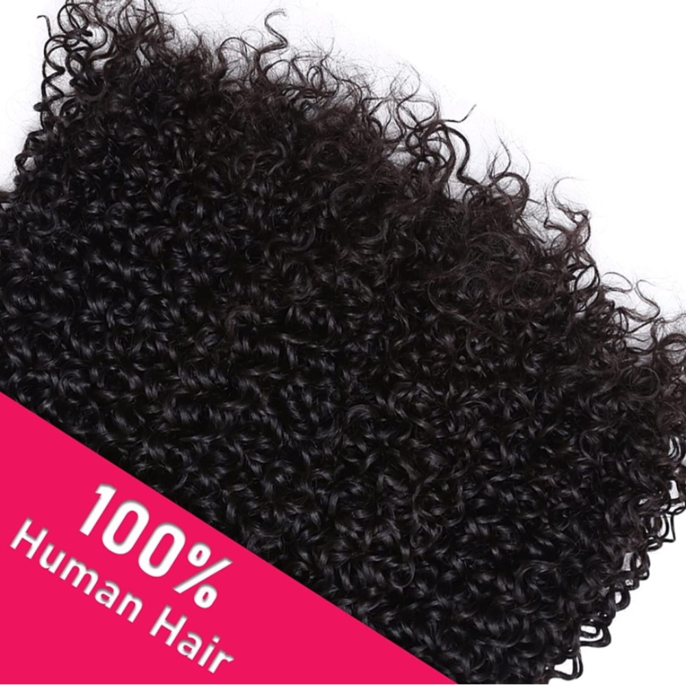 Human Hair Bundles 14 inches kinky curly/kinky straight top grade 12A